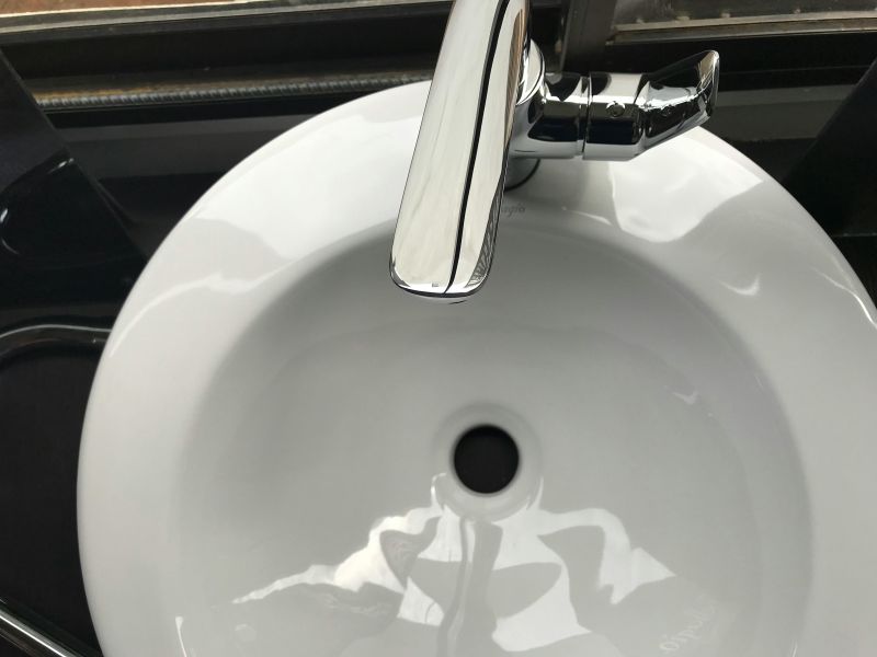 a newly installed plumbing fixture in Kerrville, TX